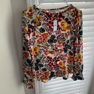 LOFT floral shirt